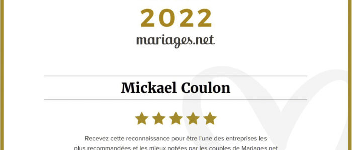 Mickael Coulon Photographe Mariage Arras Pas de Calais Wedding Award 2022